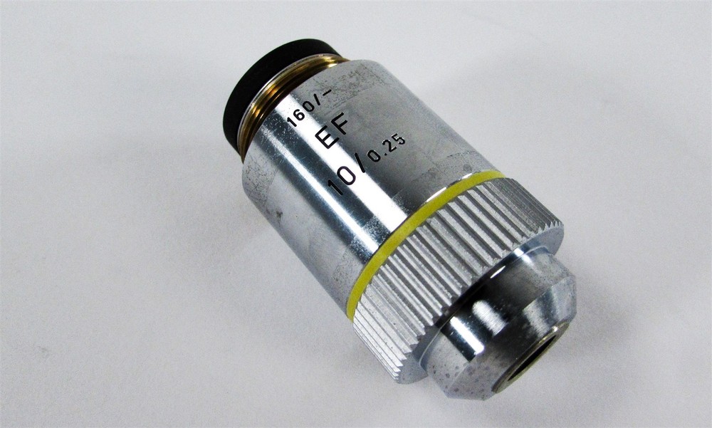 USED - LEITZ WETZLAR 160/- EF 10/0.25 Microscope Objective