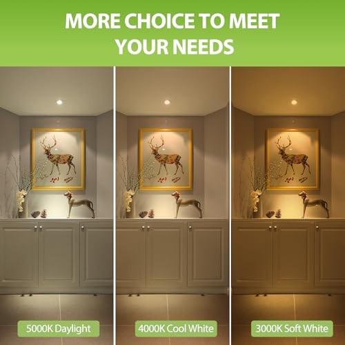 GU10 LED Bulbs - 6W (50W Halogen Equivalent) Dimmable - 6 Pack 5000k Daylight