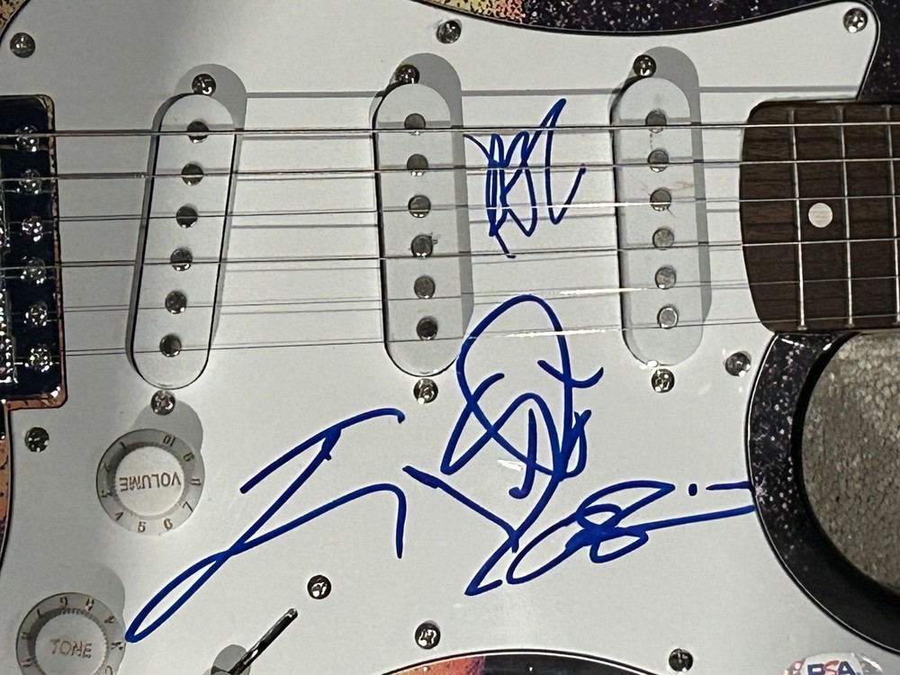 The Struts Signed Guitar Autographed Custom Artwork PSA COA