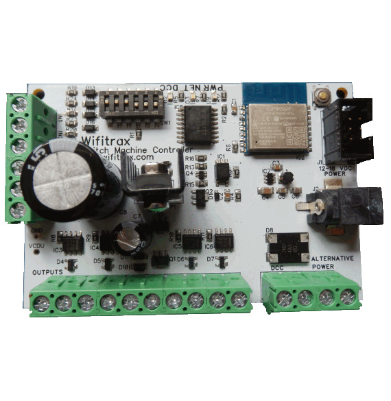 WifiTrax ~ Quad Wi-Fi Universal Switch Machine Controller ~ WFS-47
