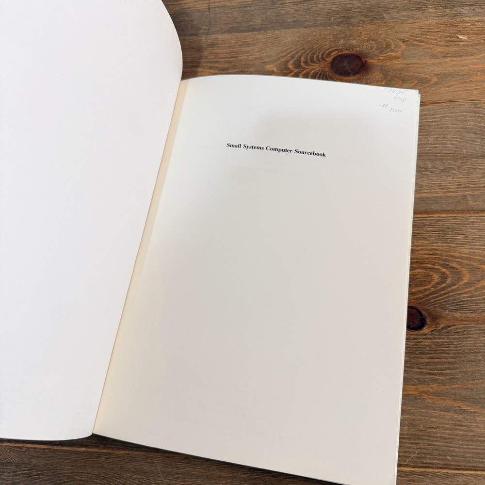 Small Systems Computer Sourcebook 1978 (Owned by Xerox) - by JC Boonham