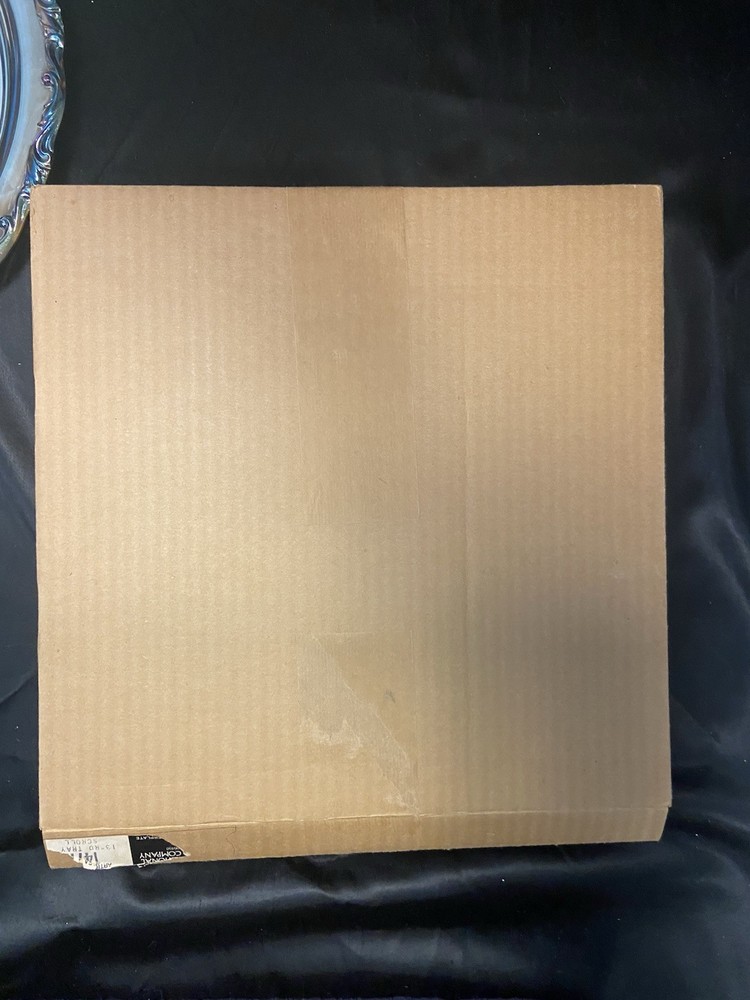 Vintage International Silver Company 13" Silver Plated Tray in Original Box