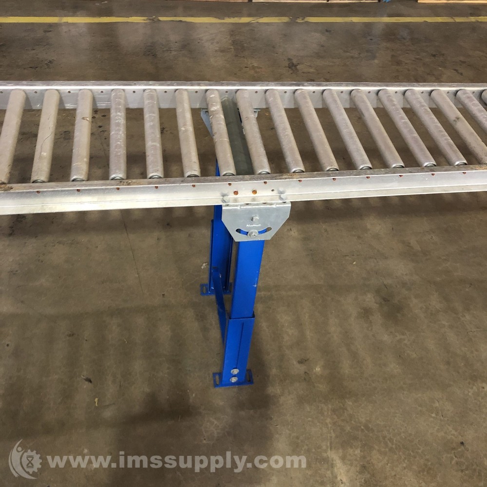 McMaster-Carr Blue Steel Roller Conveyor USIP