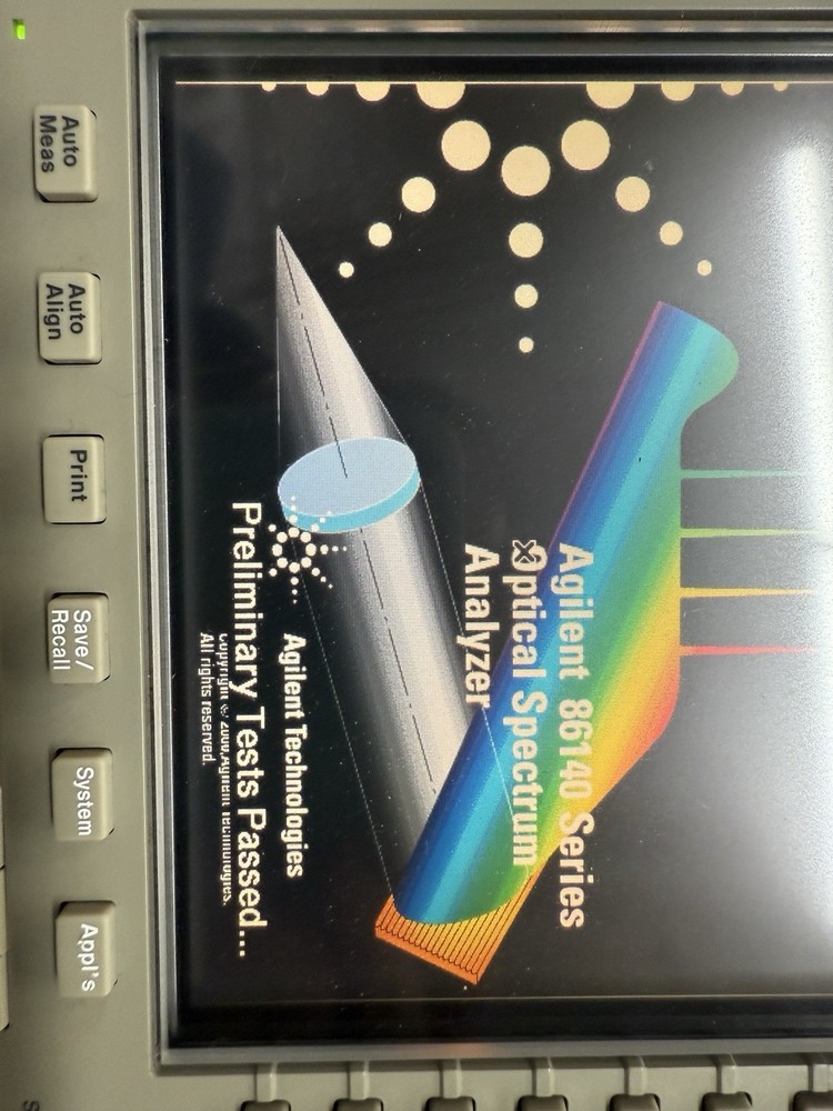 HEWLETT-PACKARD 86143A OPTICAL SPECTRUM ANALYZER