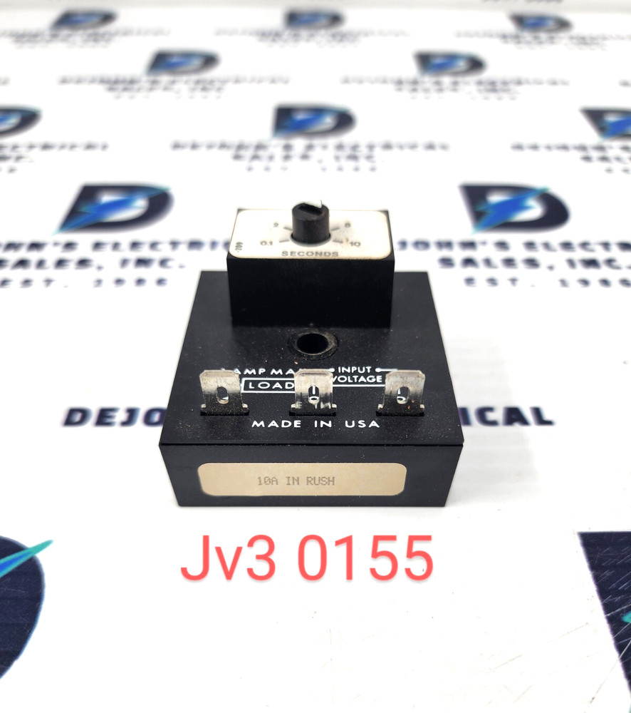 SSAC KSD3420A TIME DELAY 1-10, 120VAC, 1 AMP SOLID STATE TIMER (JV3)