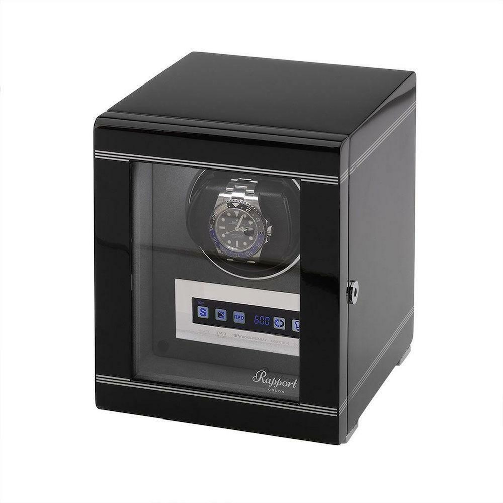 Rapport Formula Single Programable Watch Winder in Gloss Black