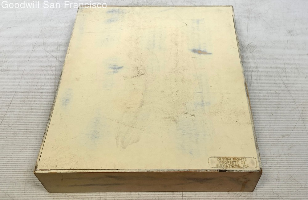 Vintage ELEVATIONS Distressed Wood Storage Drawer Pull Handle Retro Shabby Chic