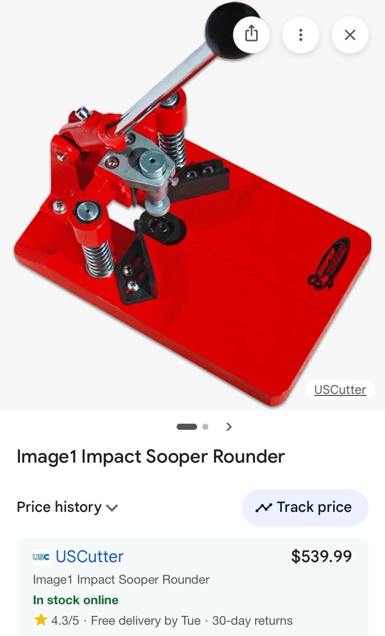 Soooper Rounder Heavy Duty Corner Round Punch Cutter Machine FREE SHIPPING