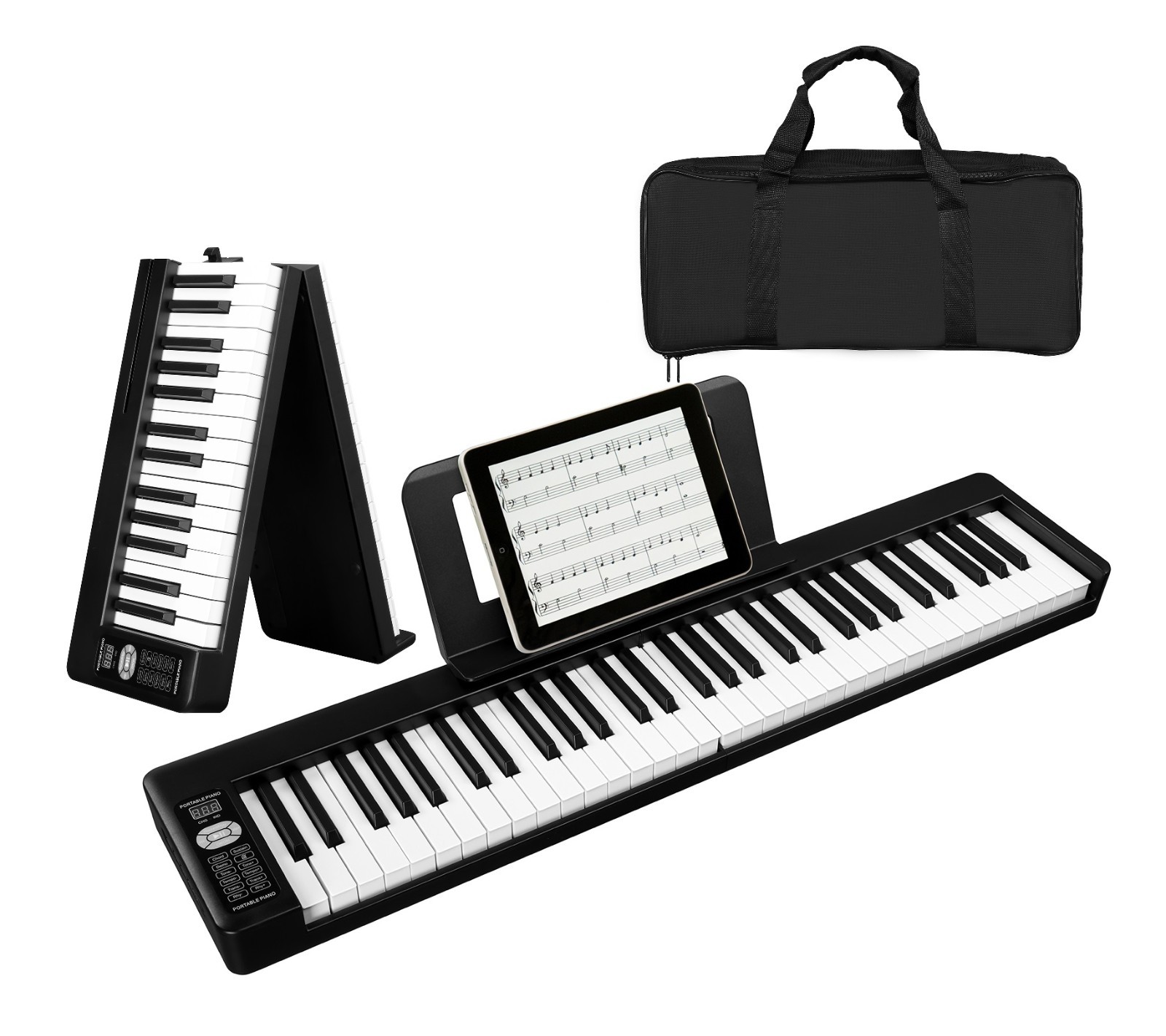 🎸FREE SHIPPING!🎸61 Key Foldable Electric Piano/Keyboard +MIDI +USB!