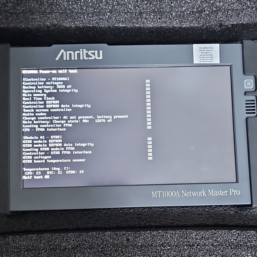 Anritsu MT1000A OTDR Reflectometer SC LC Single Multi-mode