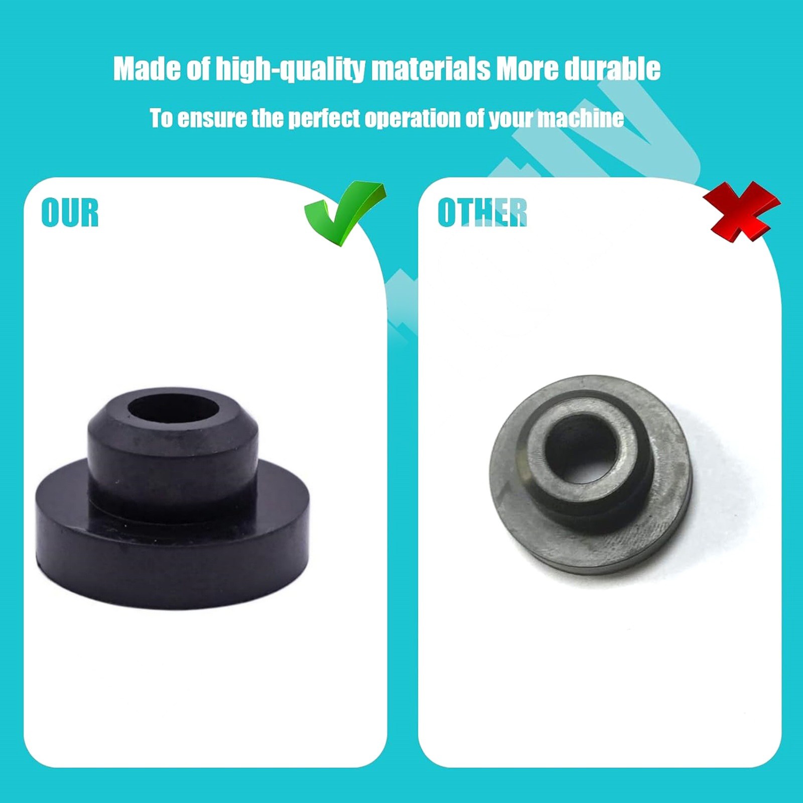 4 Pack Genuine Fuel Tank Grommet 570045500 For Bombardier Outlander For Ski-Doo