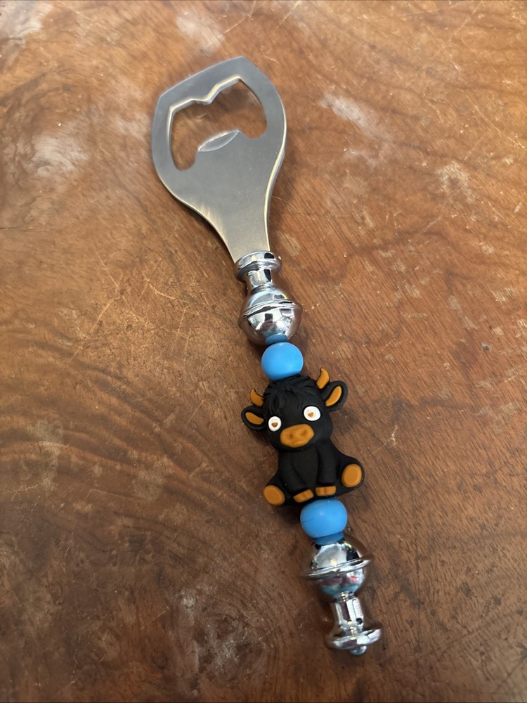 Black Cow Bottle Opener