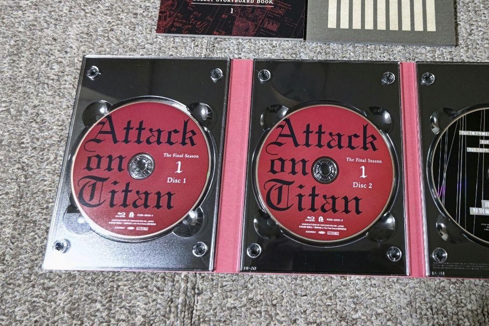 Attack on Titan Blu-ray The Final Season 1 Script