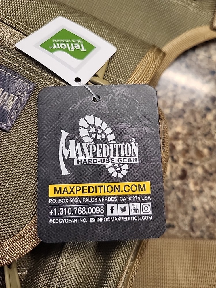 Maxpedition Thermite Versipack Bag Khaki Nylon Construction 401k Multi-Function