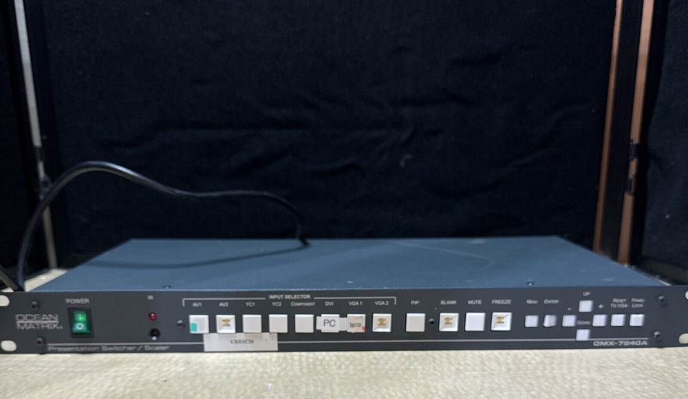 OCEAN MATRIC OMX-7280 9-INPUT DIGITAL SCALER