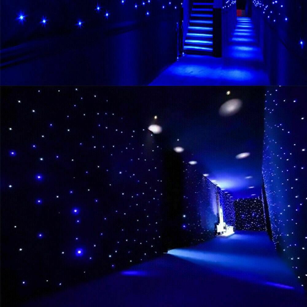 LED Star Backdrop 6m × 3m | DMX Control, White & Blue Lights