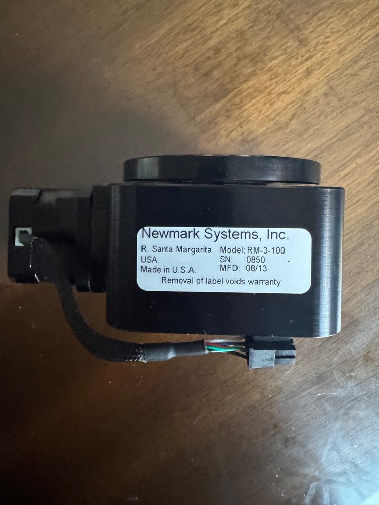 Newmark Systems RM-3-100 motorized rotary stage.