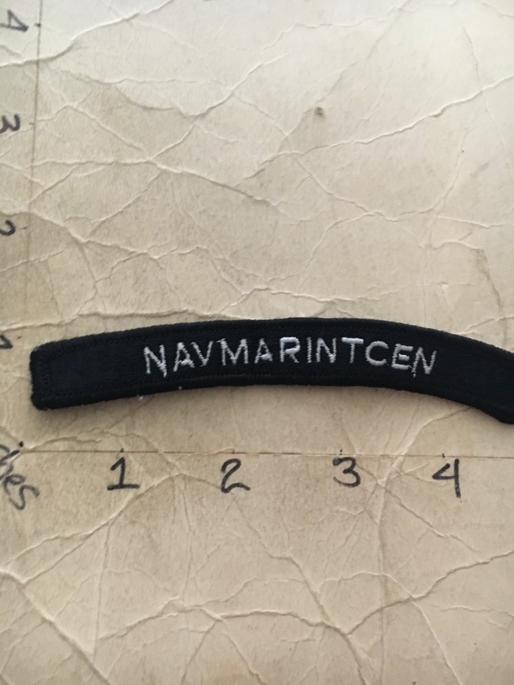 US NAVY SHOULDER STRIP TAB rocker Patch Navmarintcen