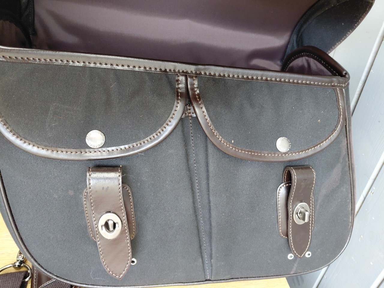 Triumph Bonneville T120 T100 Leather Waxed Luggage Panniers + Rails Brown