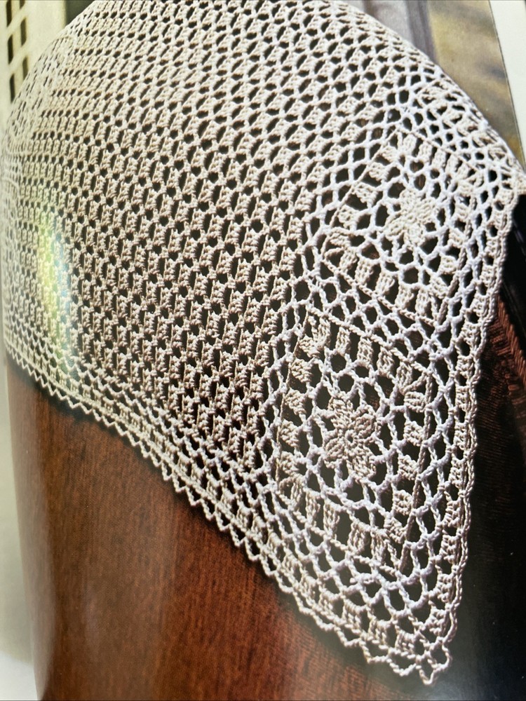 DMC Crochet Thread Pattern Book Curtains-tablecloths-placemats Patterns