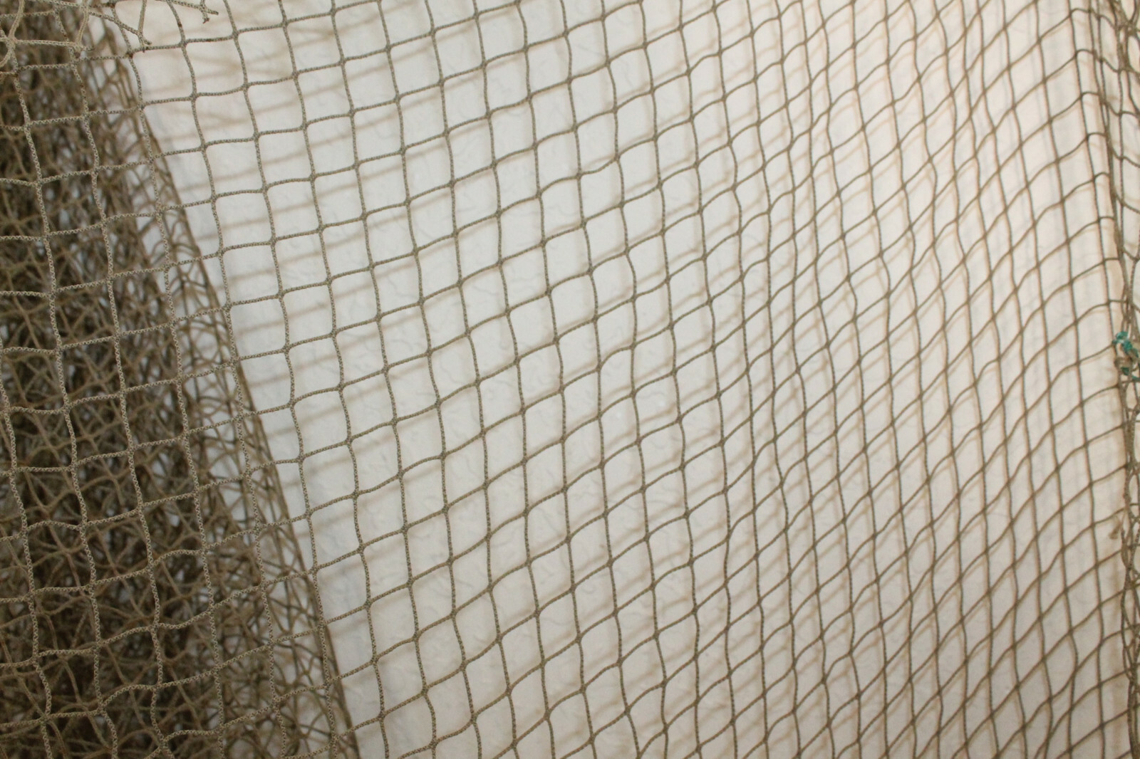 3'x5' Authentic Used Fishing Net Old Vintage Fish Netting Nautical Decor Party