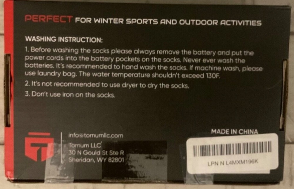 Tomum Heated Socks Soze Med.