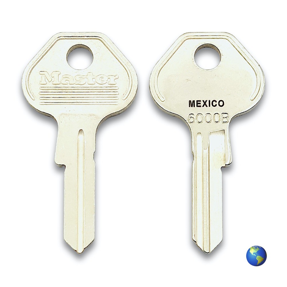 ORIGINAL 6000B (M25) Key Blanks for Various Padlocks by Master Lock (3 Keys)