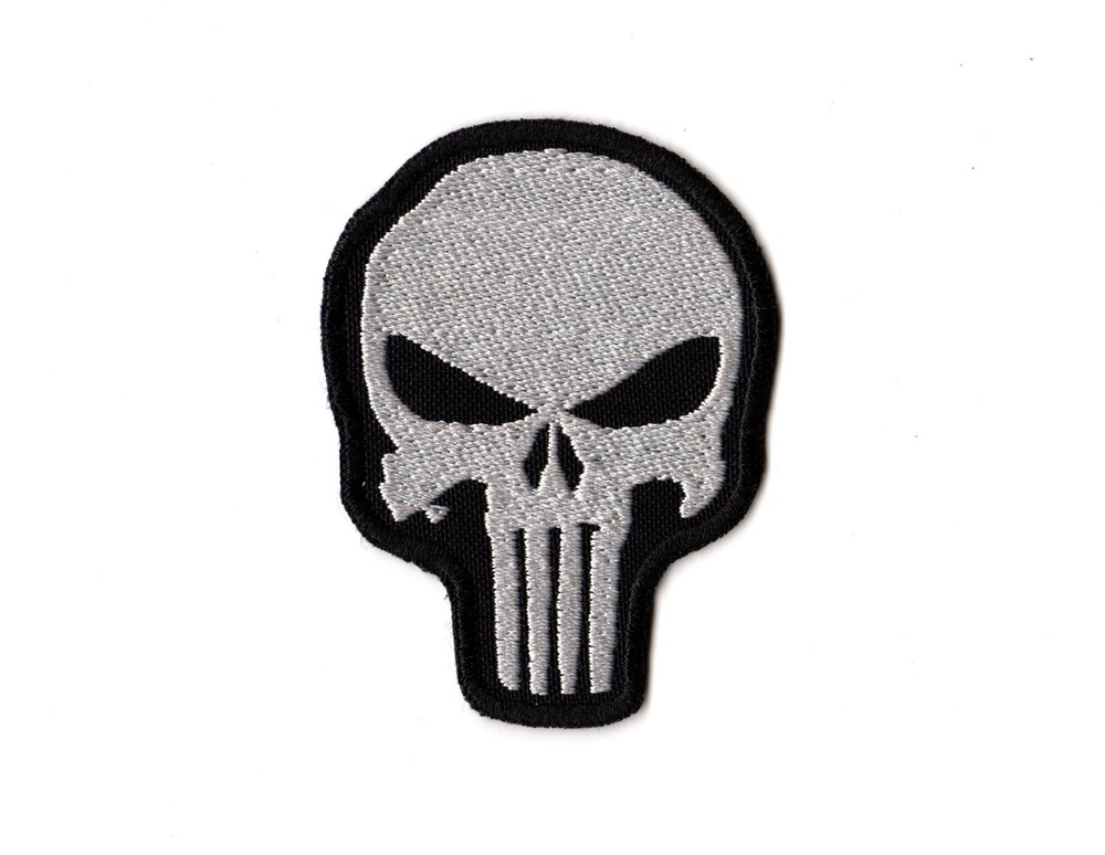 Skull Morale Army Punisher Patch | Biker Motorcycle Tactical Special Forces