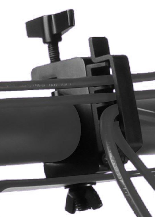 On-Stage LTA4770 Lighting Clamp w/ Cable Management System - Pair