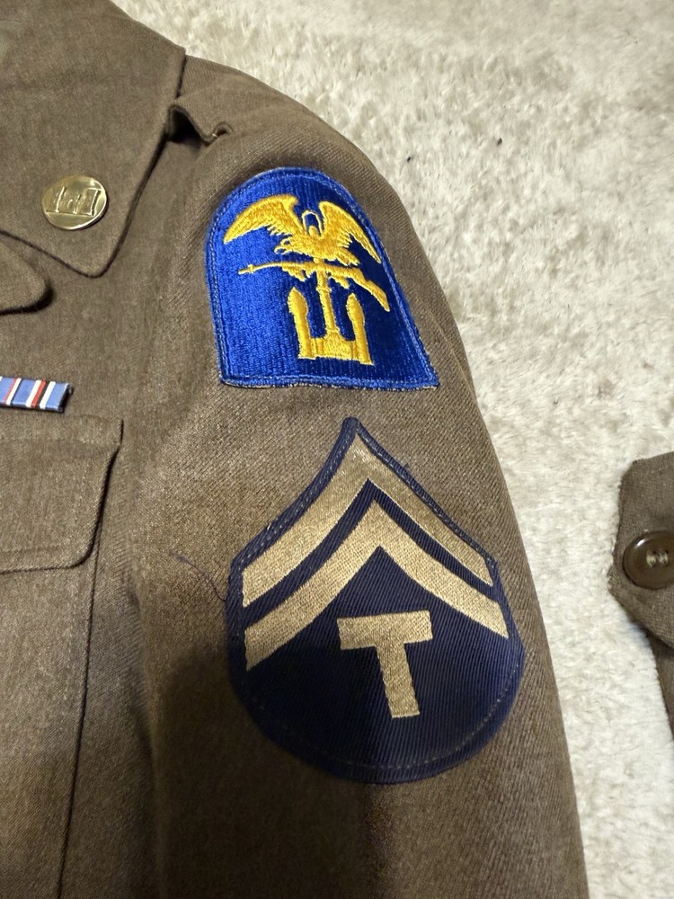 WWII Amphibious Forces Engineer Ike Jacket D-Day