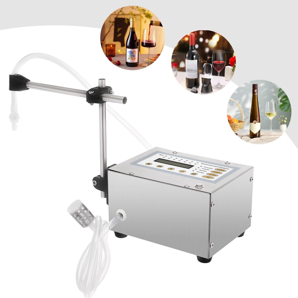 Automatic Liquid Filling Machine Digital Control Bottle Filler 5-3500ml