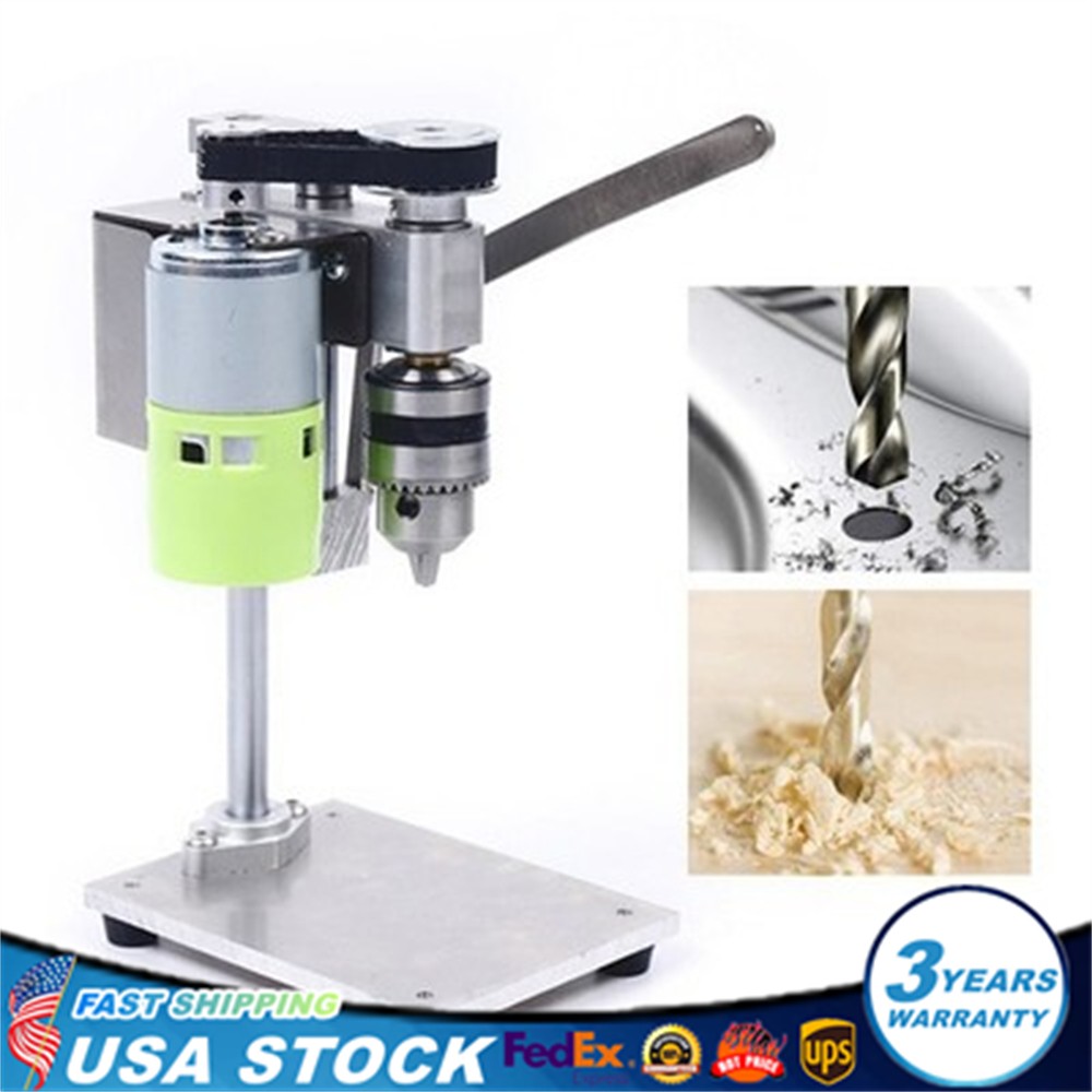 Mini Drill Press Bench Small electric Drill Machine Work Bench Variable Speed