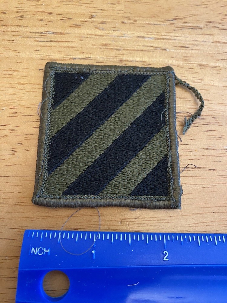US Army 3rd Infantry Division Patch Subdued INV5638