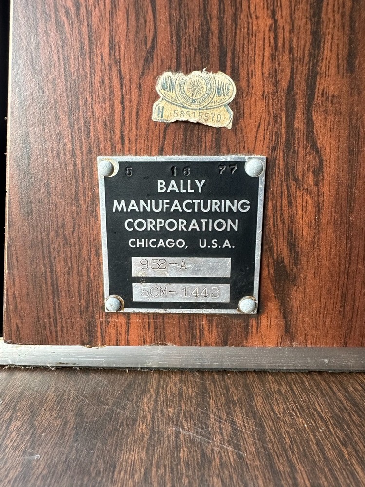 Slot machine - UNKOWN MECHANICAL CONDITION-