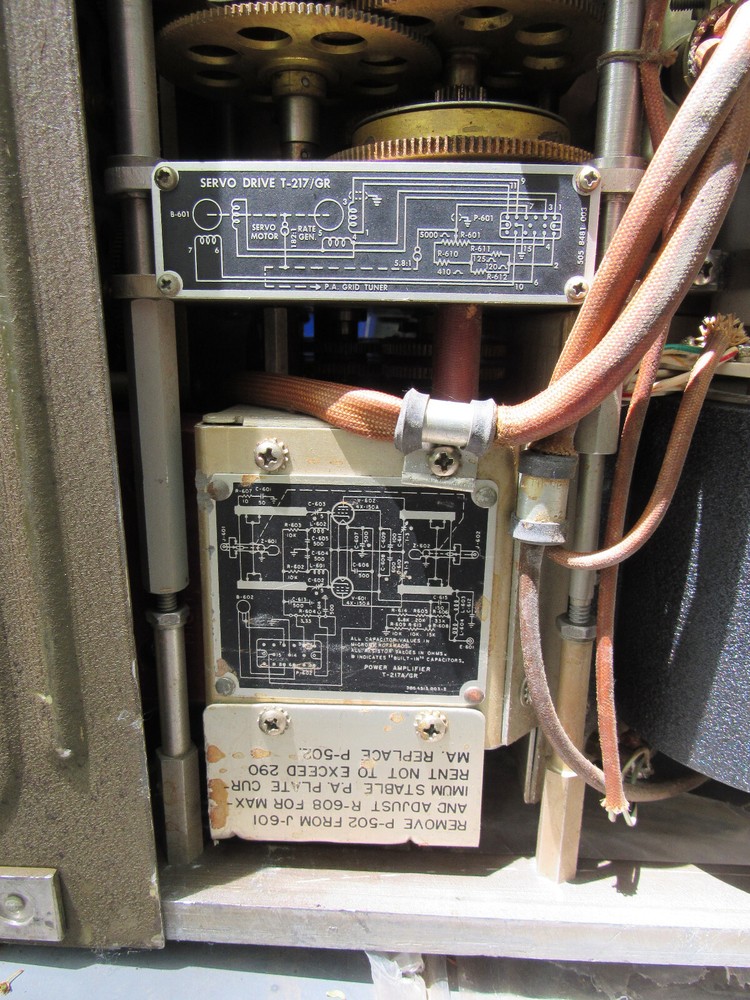 Vintage US Military Radio Transmitter T-217A/GR General Motors Co HAM Radio