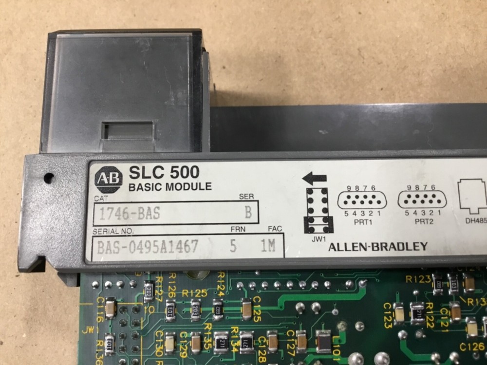 Allen-Bradley 1746-BAS Ser B Basic Module SLC 500 #30Z58
