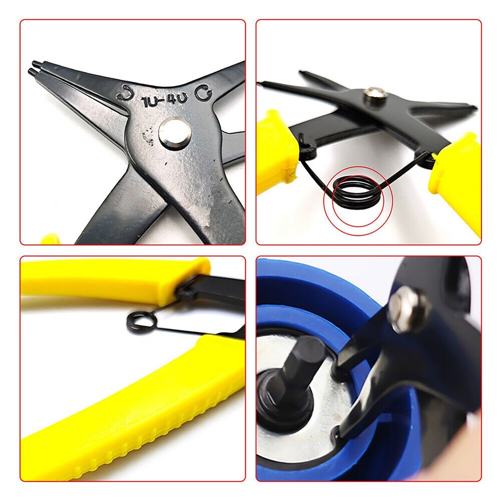 Circlip Pliers Internal External 2 in 1 Snap Ring Plier Combination Spring