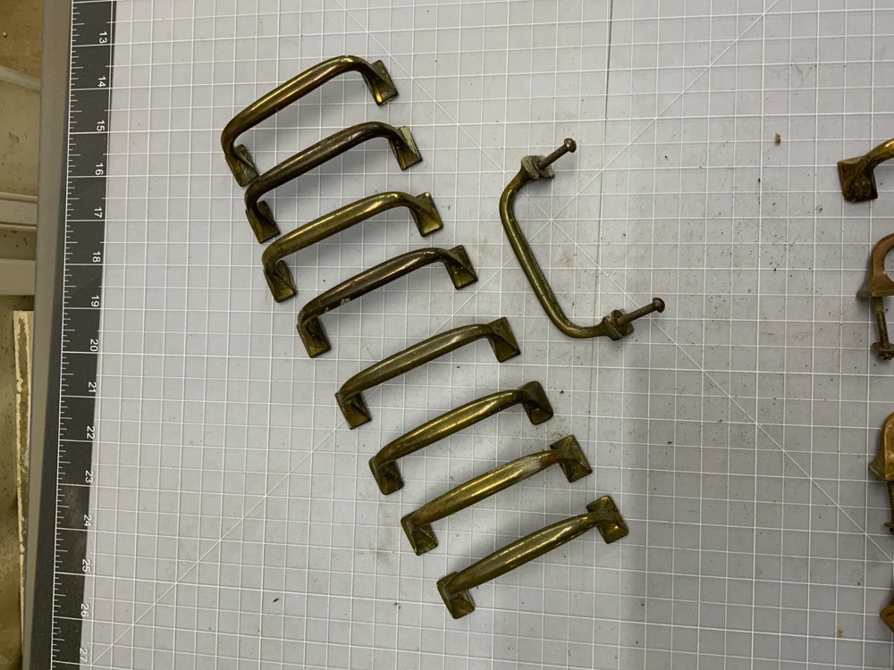 Vintage Brass Drawer Pulls