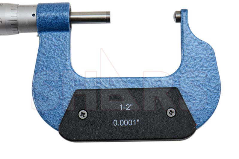 1-2" PRECISION BALL MICROMETER .0001 CARBIDE THICKNESS !}