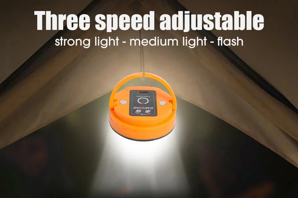 2Pack Mini LED Camping Lantern Portable Flashlight with Magnet Emergency Lantern