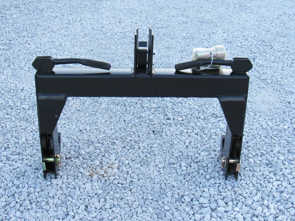 3 Point Quick Hitch with Bushings Fits Cat 1 Tractor Implement Attachment