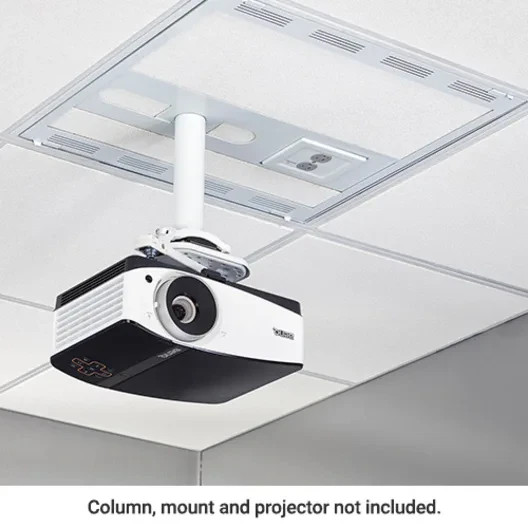 CHIEF CMS492CP2 - 2' x 2' Above Suspended Ceiling Storage Box and column drop