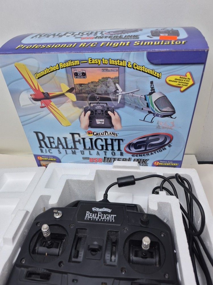 Great Planes RealFlight R/C Flight Simulator With USB Interlink Controller