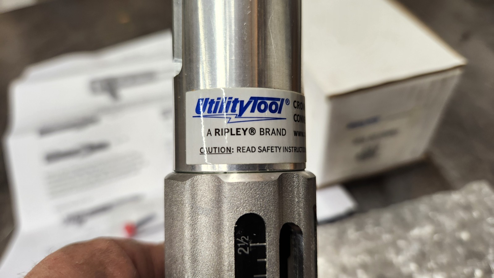 Ripley 37415 WS 5A 600V-35kV 0.625-2.5 Cable End Stripper NO BUSHING. USA NEW