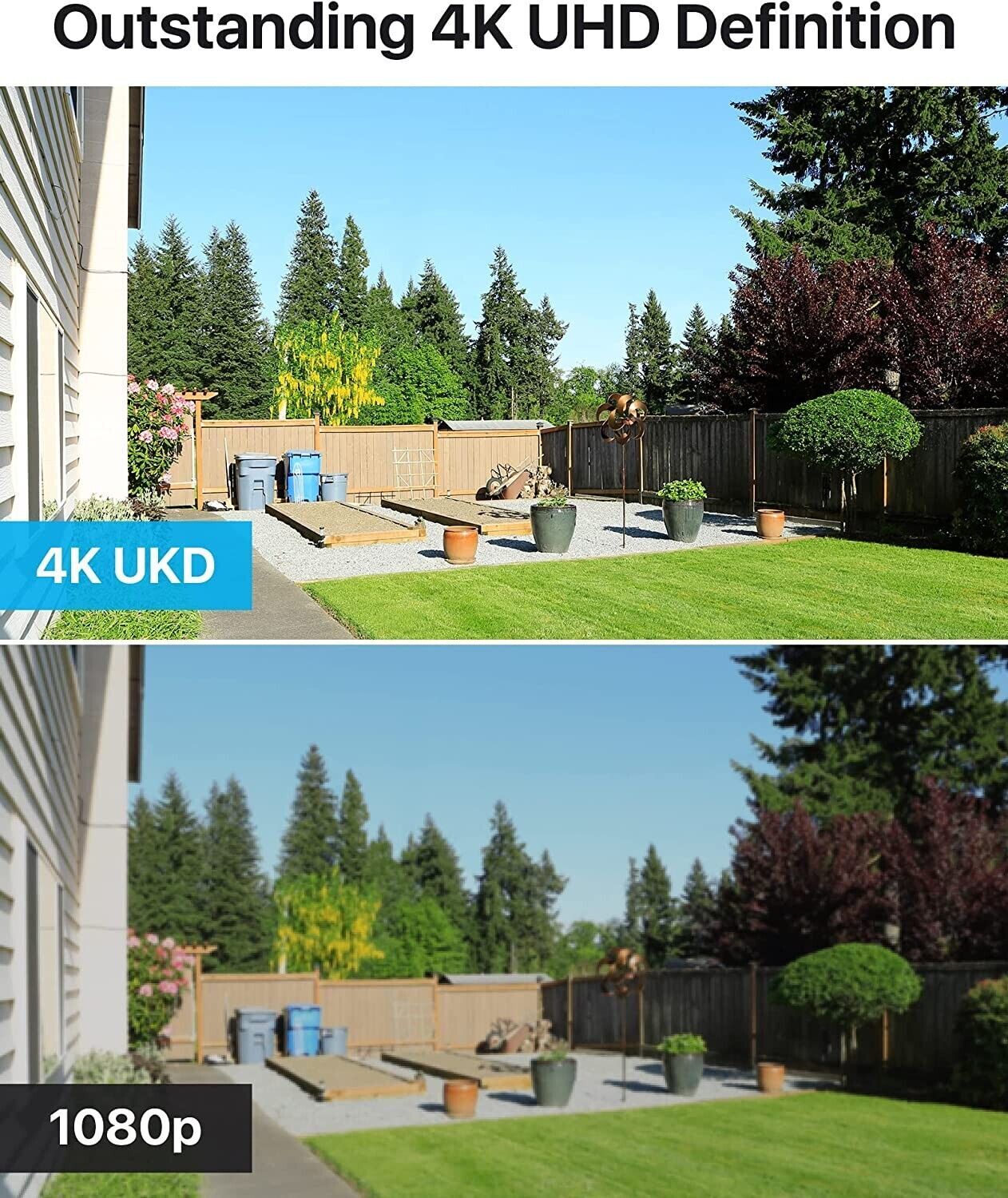 ZOSI 4K 8ch POE NVR CCTV Network 24/7 Video Recorder with 2TB Hard Drive IP66