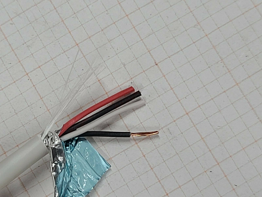 Lake Cable P222PRCS 22/2P Shielded Plenum Control Cable CMP White /50ft