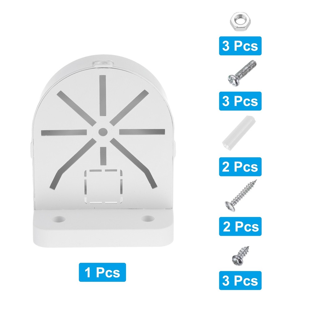 1 Pack Dome Security Camera Mount 4.9" Bracket Junction Box Plastic