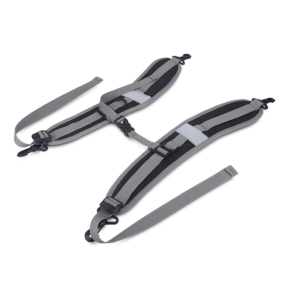 1 Pair Waterproof Nylon Adjustable Shoulder Straps Replacement for Backpack