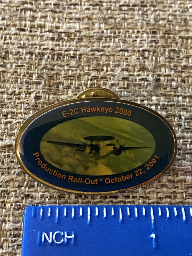 Hawkeye E-2C Roll-Out Production Pin - 2001 Pinback