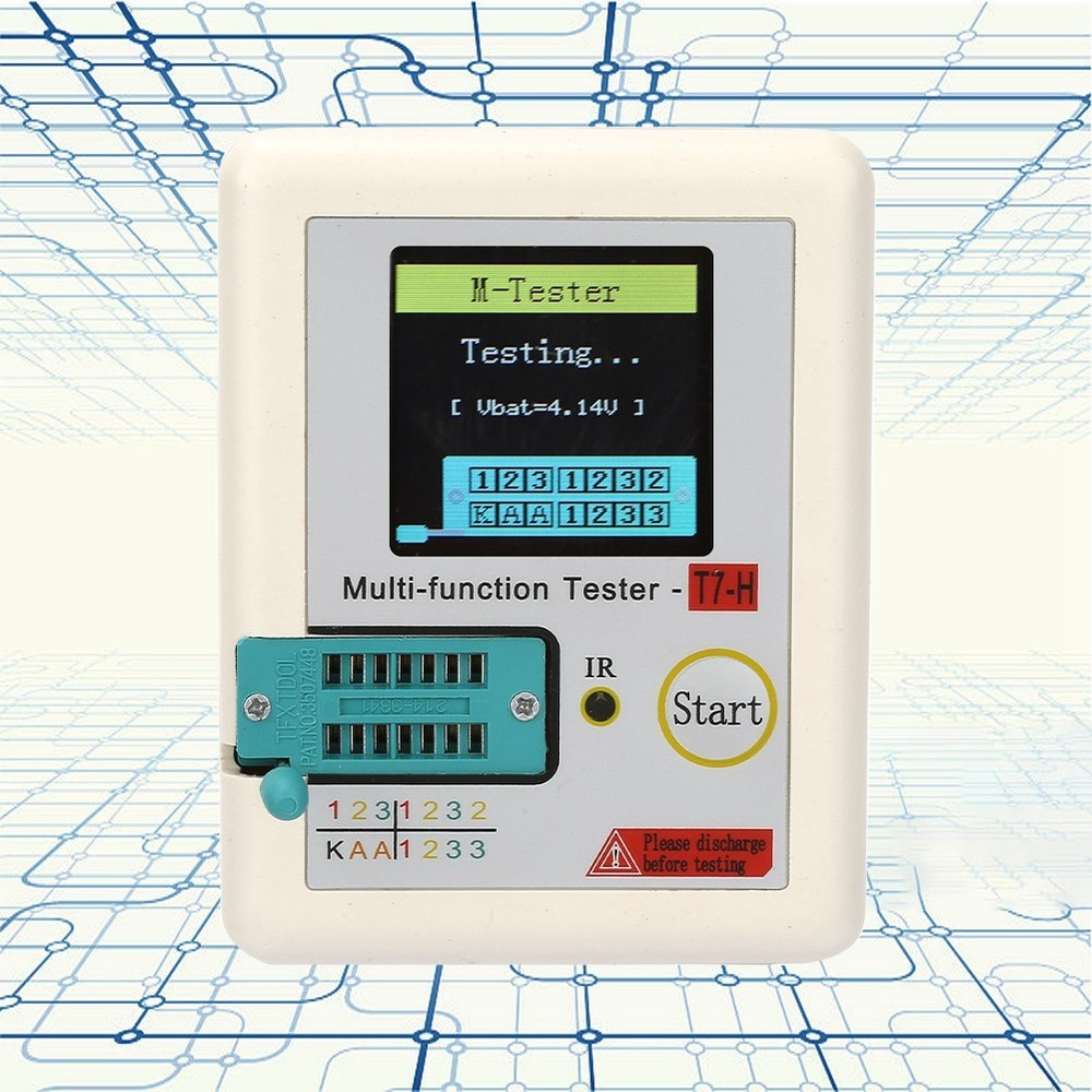 TC-T7-H TFT Transistor Tester Graphic Display Multifunction Test